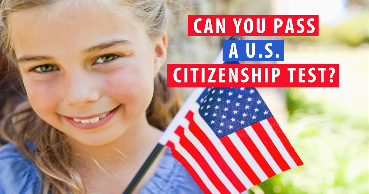 Can You Pass a U.S. Citizenship Test? | MyDailyQuizz